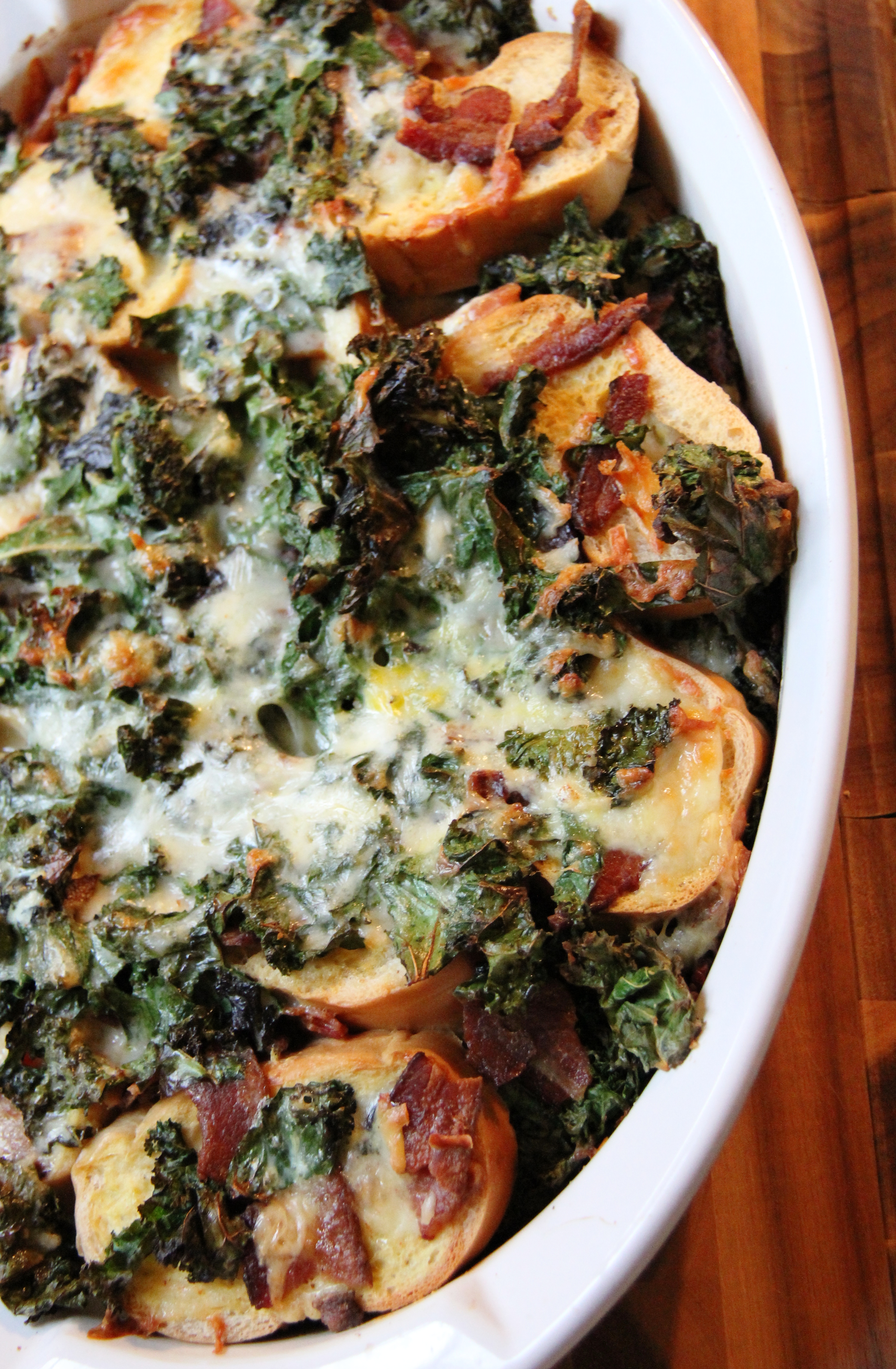 Bacon Kale Breakfast Bread Pudding Sumptuous LivingSumptuous Living