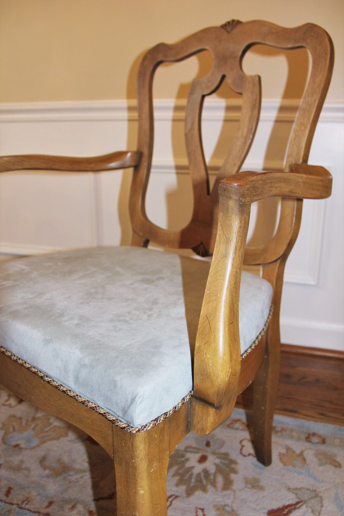 REcover dining chairs antique 