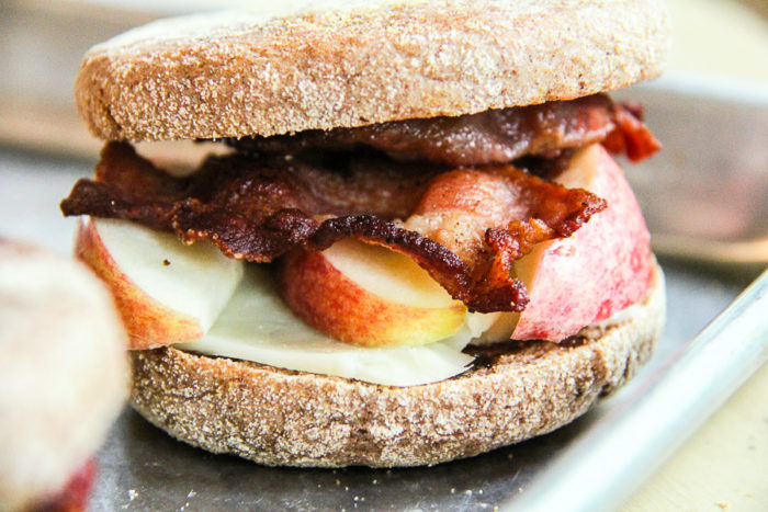 bacon apple breakfast sandwich