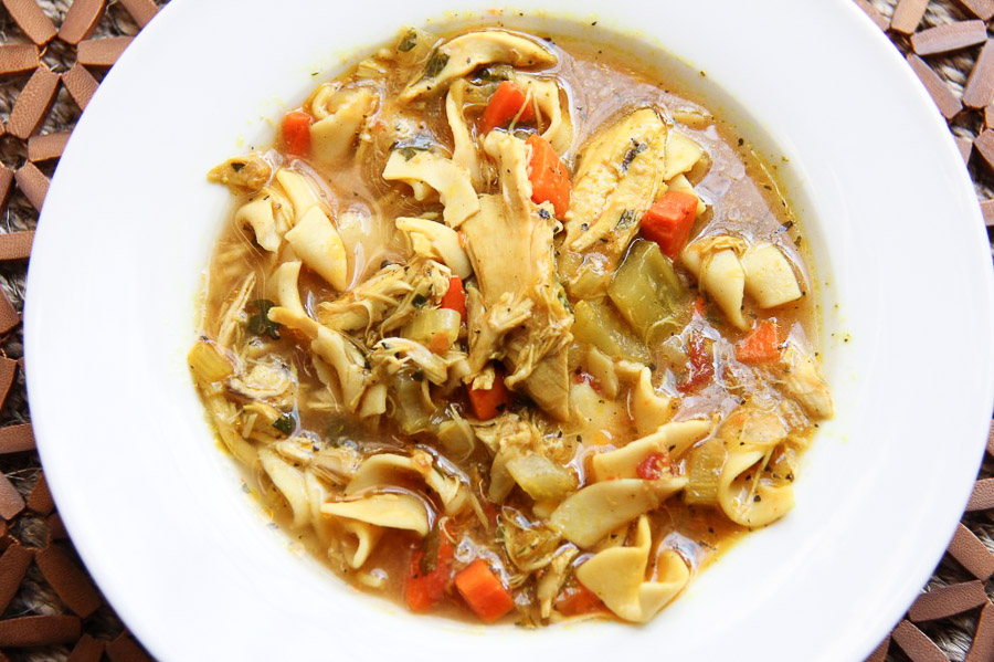 Homemade Chicken Noodle Soup - Vikalinka