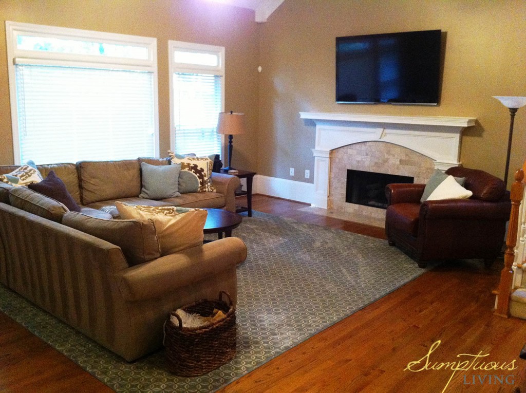 Before welcoming Living Room design 1