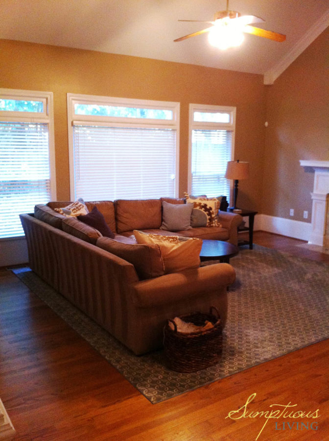 Before welcoming Living Room design 2