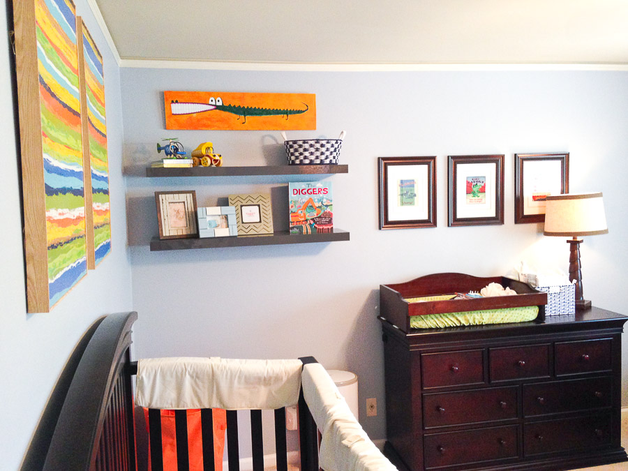 blue and orange nursery 7