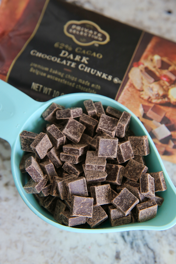 dark chocolate chunks