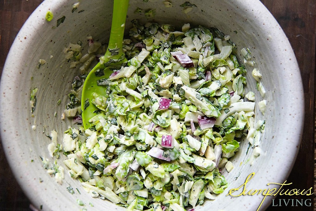 Brussels Sprouts Slaw Top 10 Game Day recipes