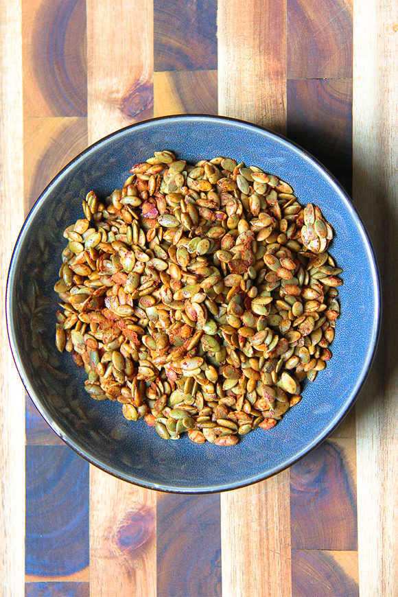 Spiced pumpkin seeds 5 Sumptuous Living
