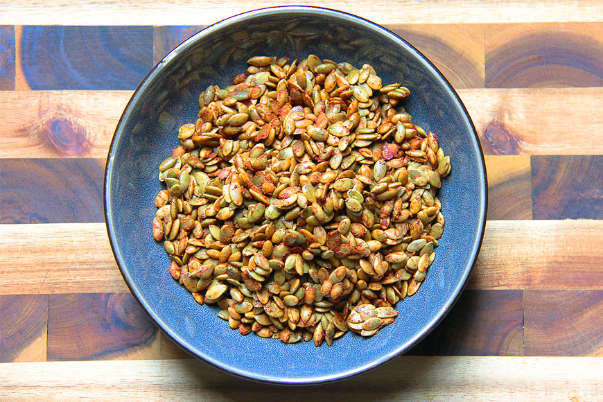 spiced pumpkin seeds 1