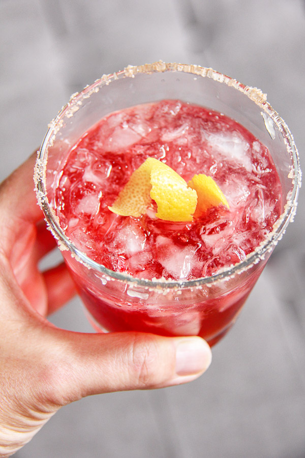 fall pomegranate cocktail 1