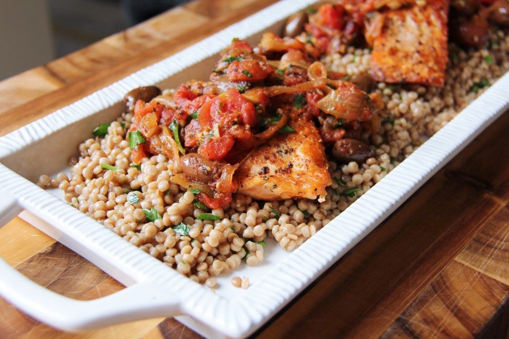 greek salmon with couscous 9