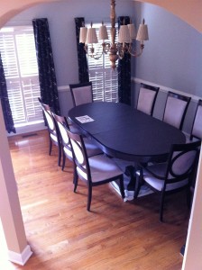 quick dining room makeover before 1