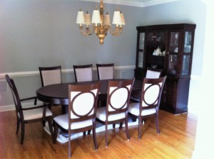 quick dining room makeover before 2