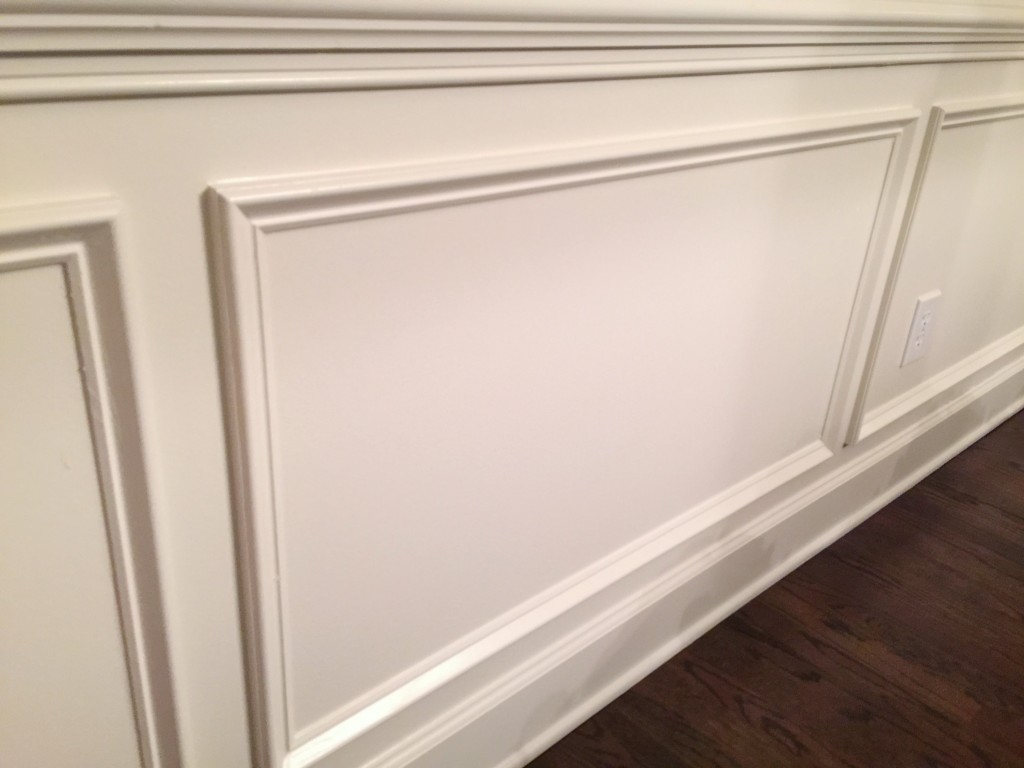 modern craftsman dining room molding