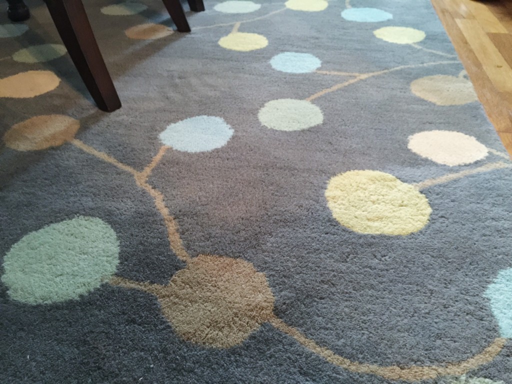 modern craftsman dining room Retro Rug