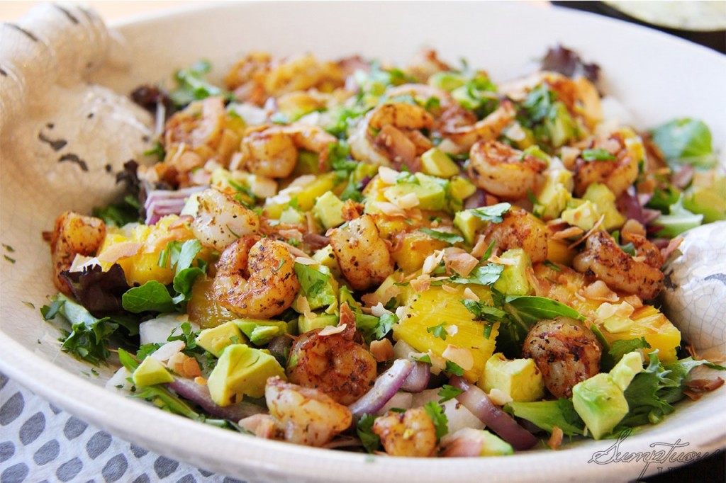 Caribbean Shrimp Salad with Key Lime Vinaigrette