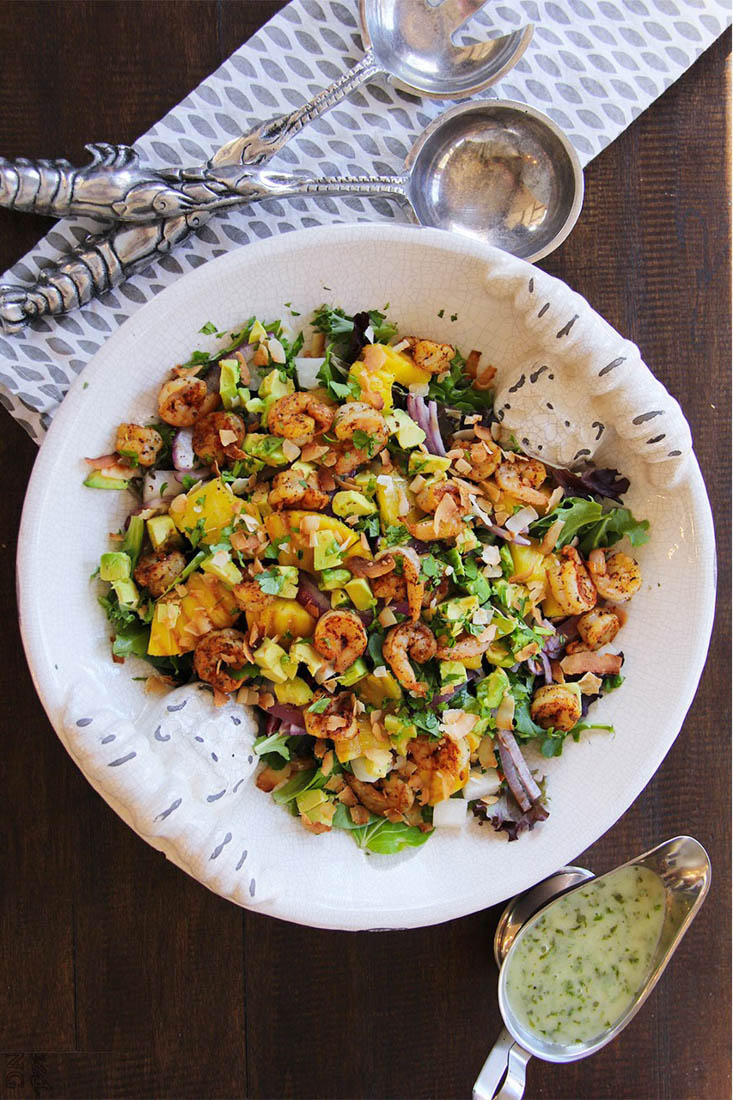 Caribbean Shrimp Salad with Key Lime Vinaigrette