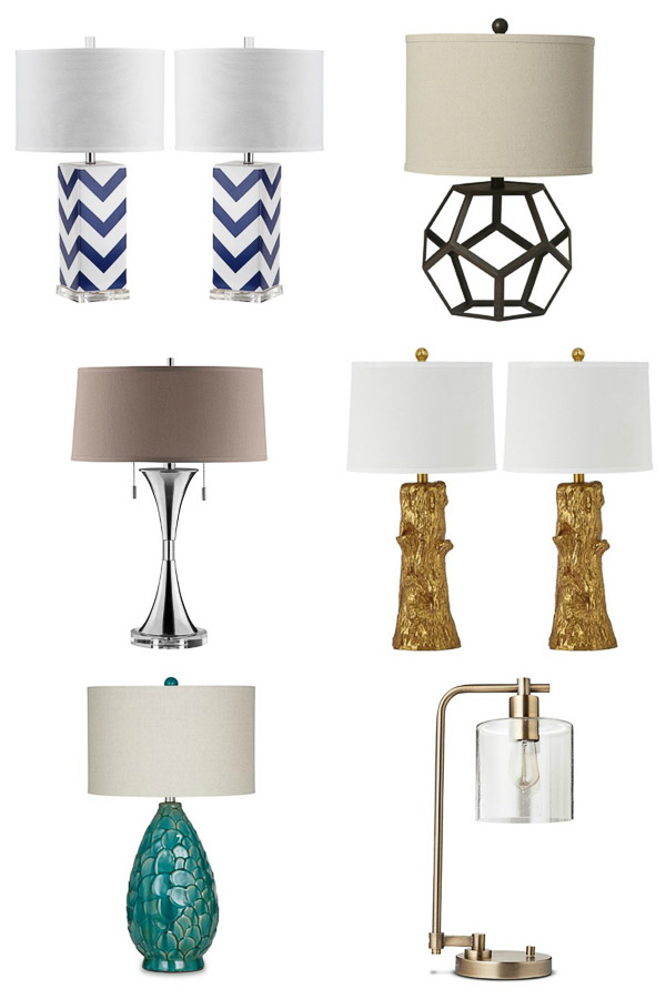 budget table lamps