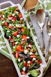 Spring Salad with Walnuts