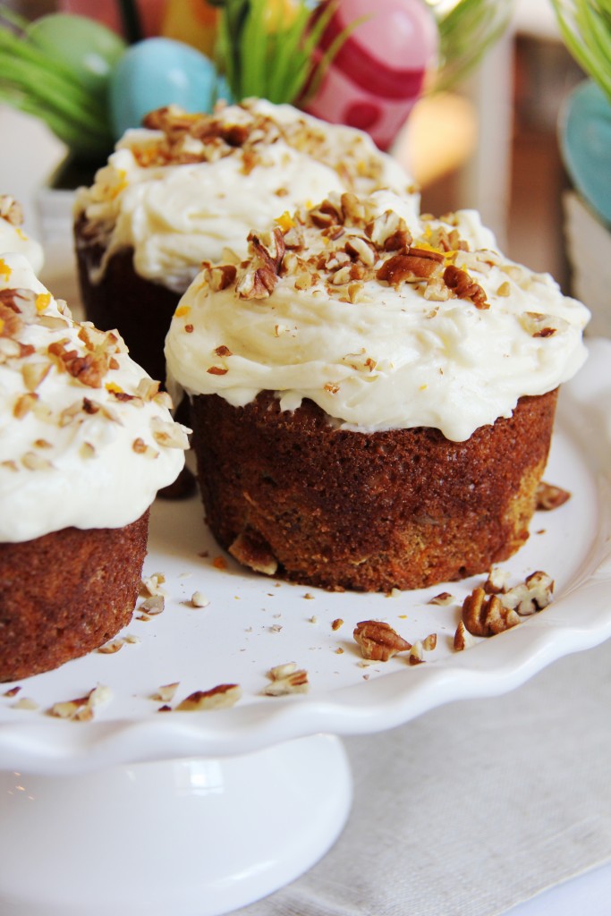 easter dessert mini carrot cakes 