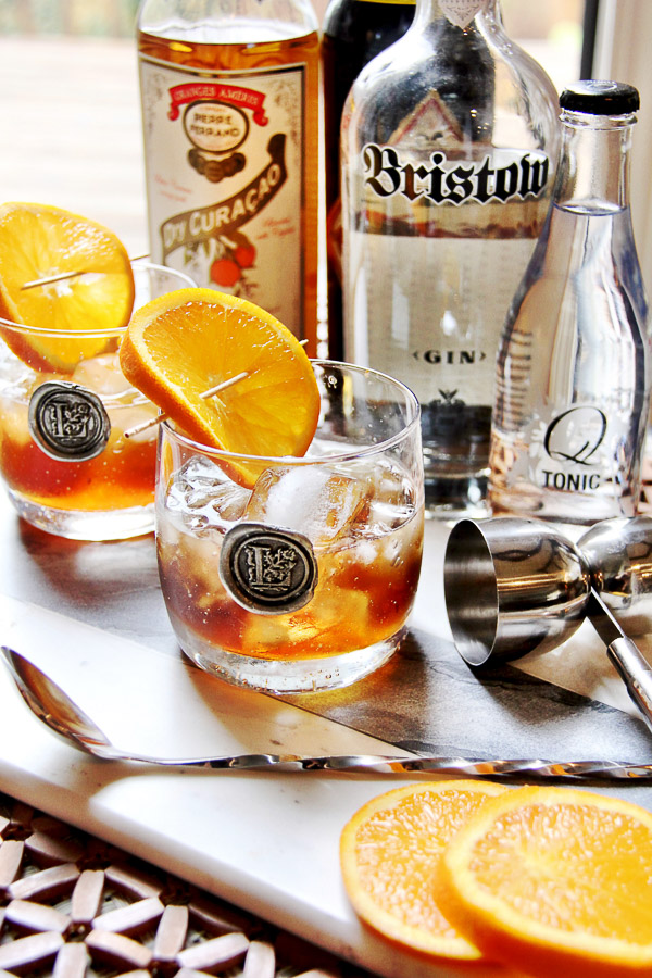 gin orange cocktail