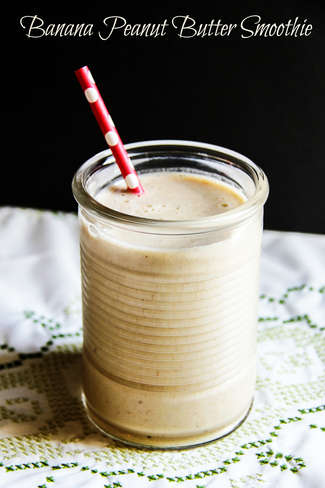 peanut butter banana smoothie 2