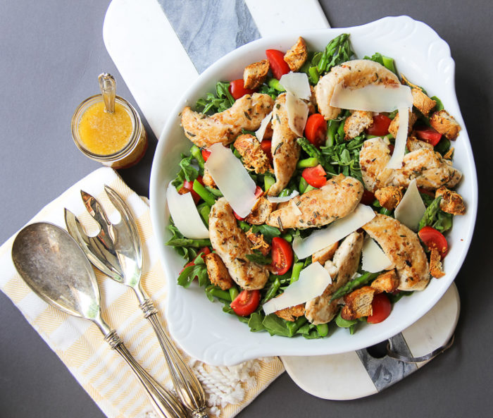 chicken arugula salad 1