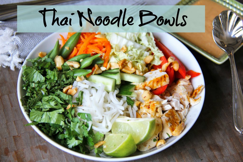 Easy recipe for thai noodle bowls
