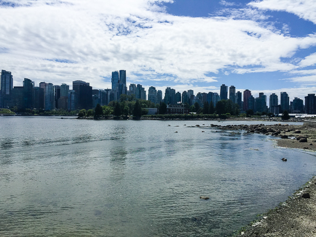 view of vancouver skyline