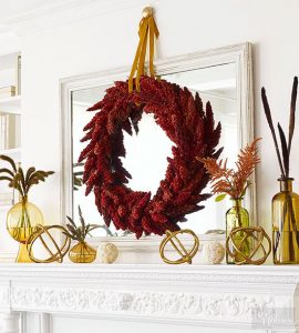 fall decorating ideas for mantle