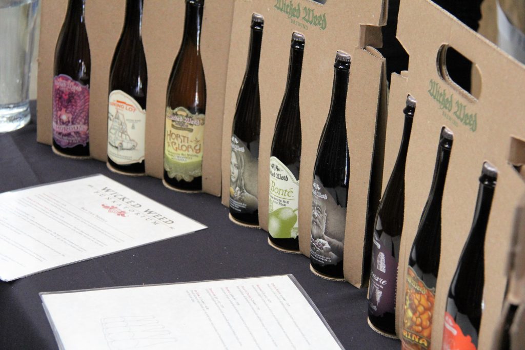 wicked weed funky beer tasting