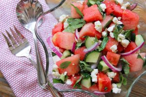 recipe for watermelon feta salad