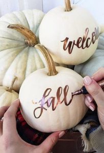 fall decorations with personal touch 2