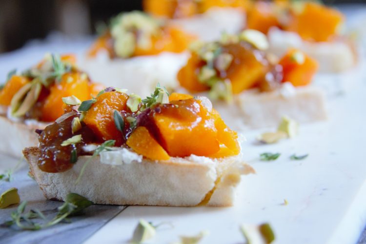 Butternut Squash Bruschetta