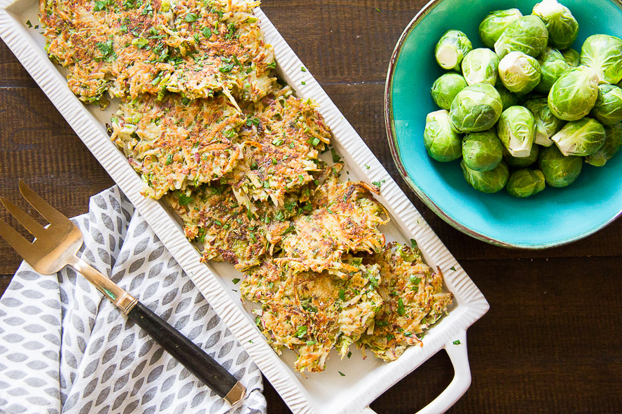 brussels sprouts potato latkes-4