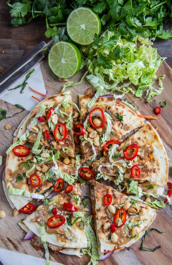 Go Nuts For Thai Chicken Quesadillas! | Sumptuous Living