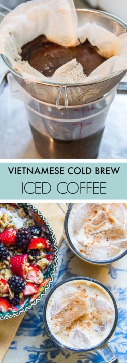 cold brew iced coffee for pinterest