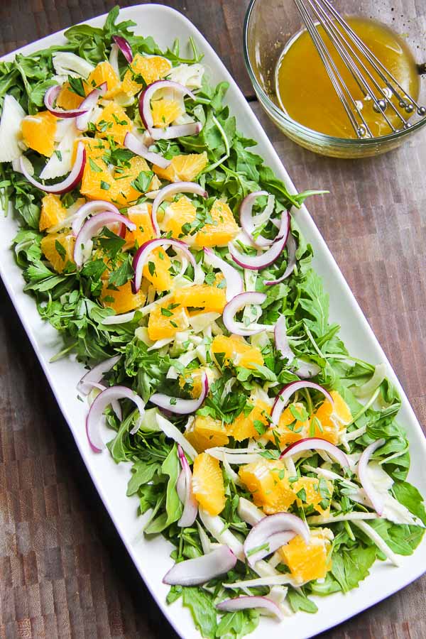 Arugula Fennel Salad With Citrus