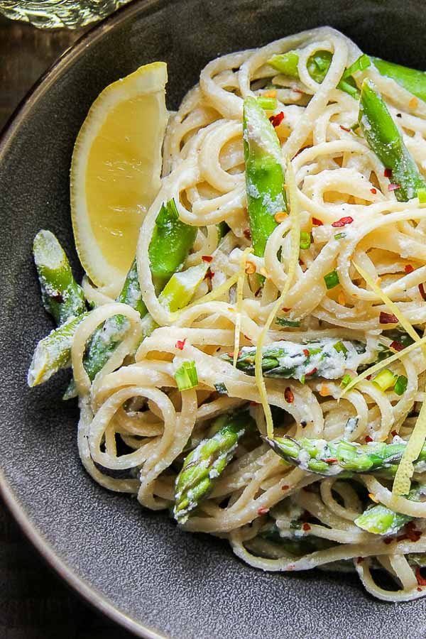 lemon asparagus linguine 13