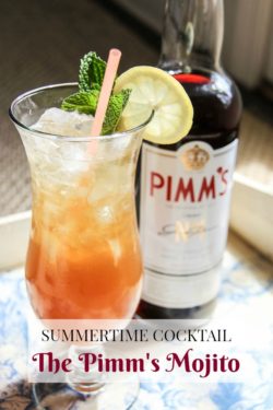 pimms mojito with title