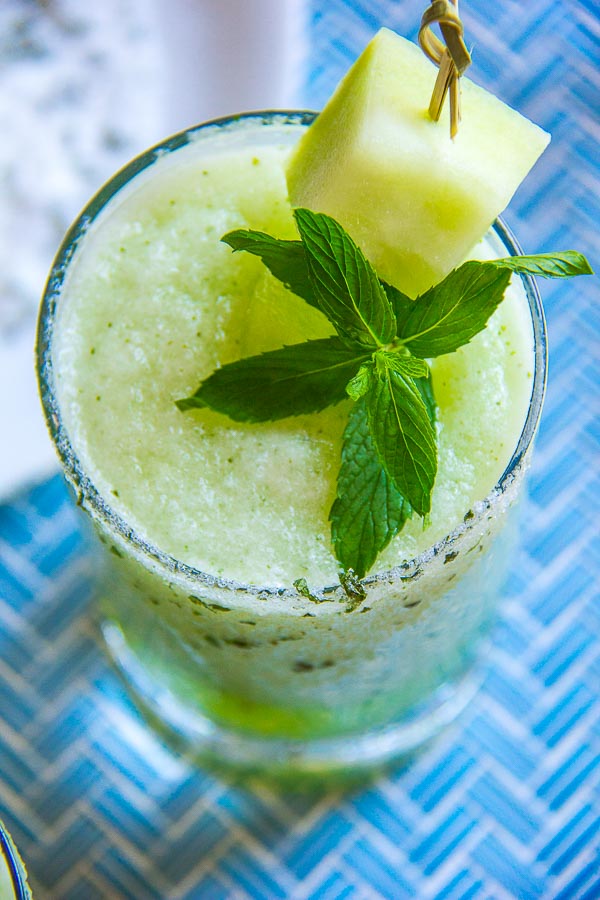 Melon Mint Vodka Cocktail-13